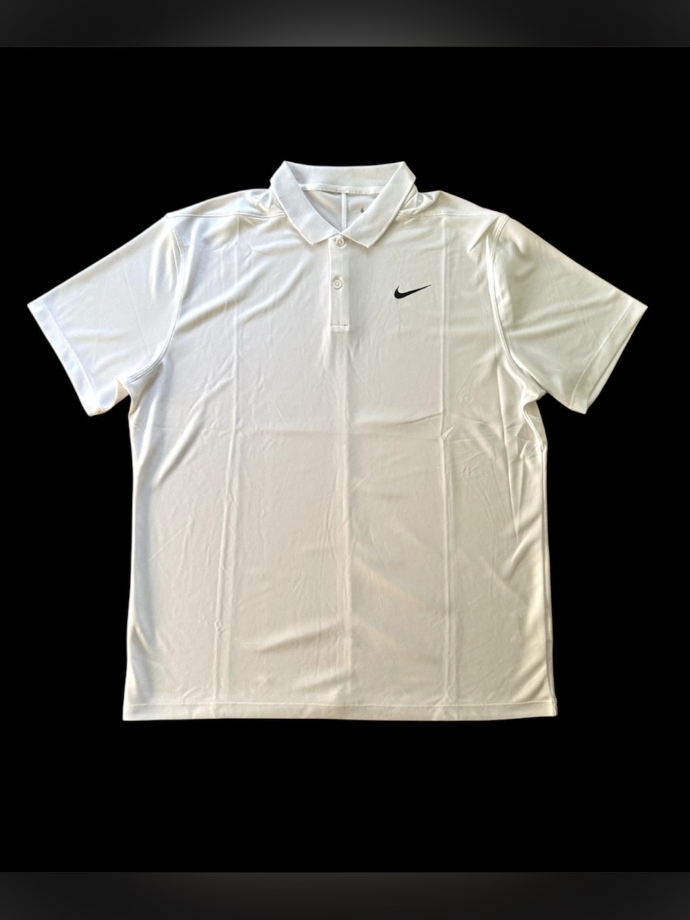 Nike Court NikeCourt Dri-FIT Men's Tennis Polo Shirt w/ Black Swoosh DD8272-100
